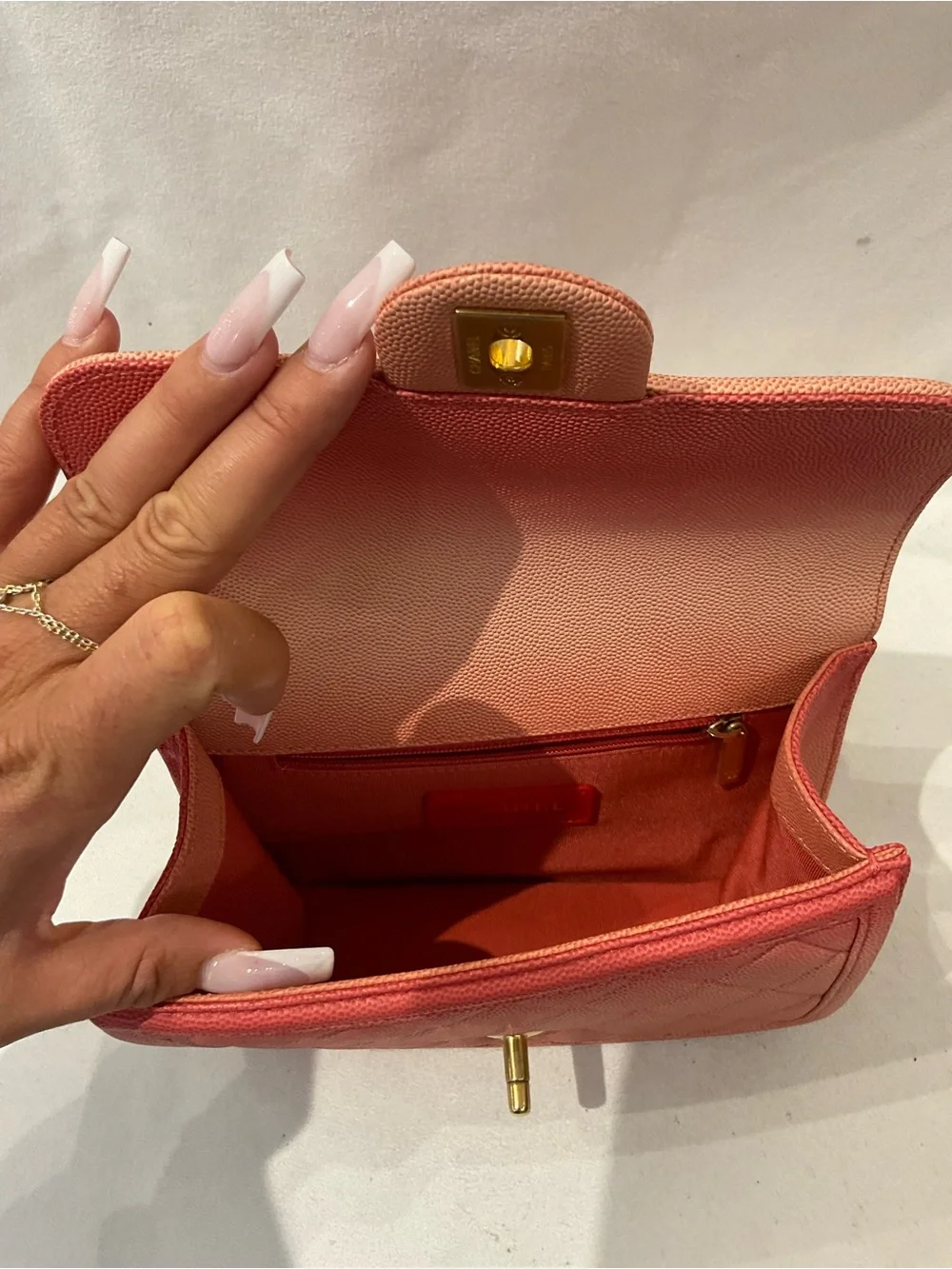 CHANEL caviar sunset